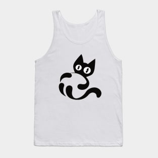 Black Cat Tank Top